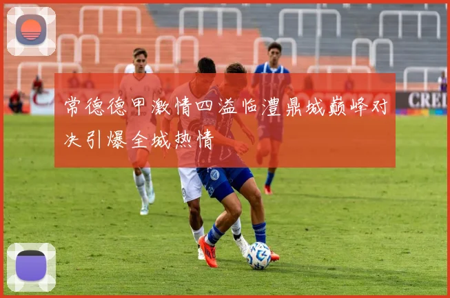 常德德甲激情四溢临澧鼎城巅峰对决引爆全城热情